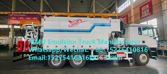 High cost effective Customized TREAD 15/20/25/30Ton mixing and charging emulsion Bulk ANFO Trucks mobile explosive Manufacturing Unit Монгол НЭГ DRC PERU GHANA ZIMBABWE Mining Blasting Service MMU