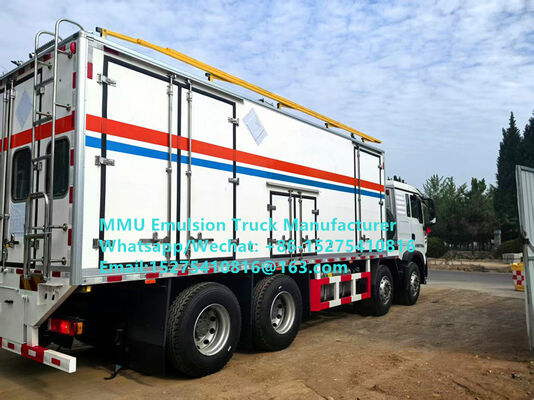Good quality smart HOWO 15T BCRH-15 on-site mixing and charging emulsion truck bulk explosive loading truck Mongolia Mining Blast service Kazakhstan Uzbekistan Indonesia Congo DRC GUINEE Tanzania MMU