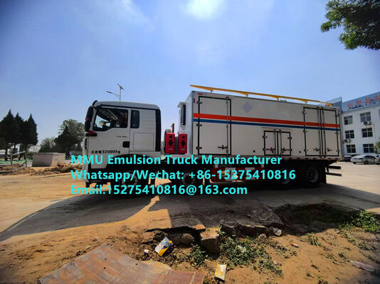 Good quality smart HOWO 15T BCRH-15 on-site mixing and charging emulsion truck bulk explosive loading truck Mongolia Mining Blast service Kazakhstan Uzbekistan Indonesia Congo DRC GUINEE Tanzania MMU