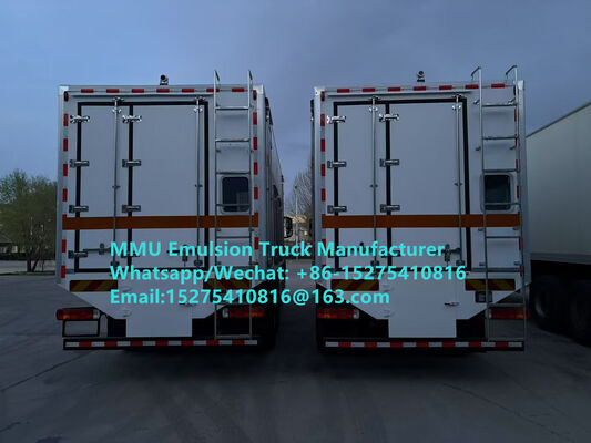 HOWO 20/25/30TON EMULSION-BASED BULK EXPLOSIVES TRUCK VEHICLE FOR WET OR DRY BLASTHOLES DELIVERING HIGH VOLUMES OF EMULSION-BASED EXPLOSIVES EFFICIENTLY AND SAFELY