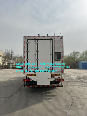 HOWO 20/25/30TON MIXING AND CHARGING EMULSION BULK EXPLOSIVES TRUCK VEHICLE FOR WET OR DRY BLASTHOLES DELIVERING HIGH VOLUMES OF EMULSION-BASED EXPLOSIVES EFFICIENTLY AND SAFELY