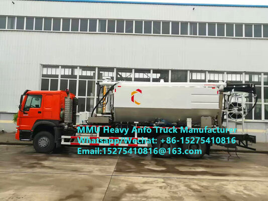 On-site mixing and charging multi-functional heavy ammonium oil explosives Truck 15/20/25Ton Heavy Emulsion ANFO Truck MMU MEMU Russia/Kazakhstan/Uzbekistan/Indonesia/Guinea Mining Blasting Service