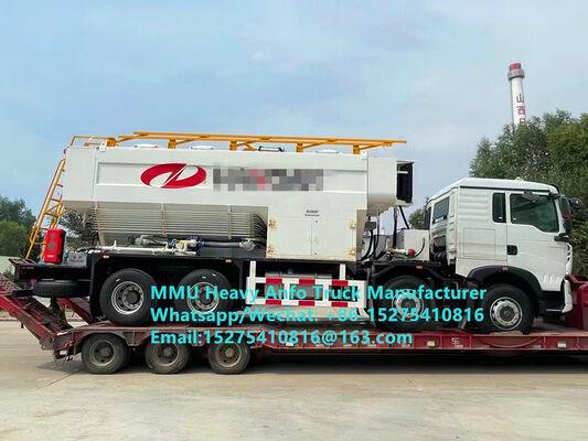 Intelligent HOWO mixing and charging multi-functional heavy ammonium oil explosives Truck 15/20/25Ton Heavy Emulsion ANFO Truck Zambia/Zimbabwe/Tanzania/Ghana/Guinea/Peru Mining Blasting Service