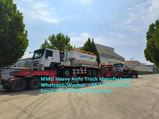 High cost performance mixing and charging multi-functional heavy ammonium oil explosives Truck 15/20/25Ton Heavy Emulsion ANFO Truck Zambia/Zimbabwe/Tanzania/Ghana/Guinea/Peru Mining Blasting Service