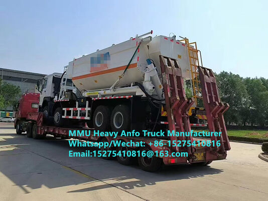 Low explosive residue mixing and charging multi-functional heavy ammonium oil explosives Truck 15/20/25Ton Heavy Emulsion ANFO Truck Zambia/Zimbabwe/Tanzania/Ghana/Guinea/Peru Mining Blasting Service