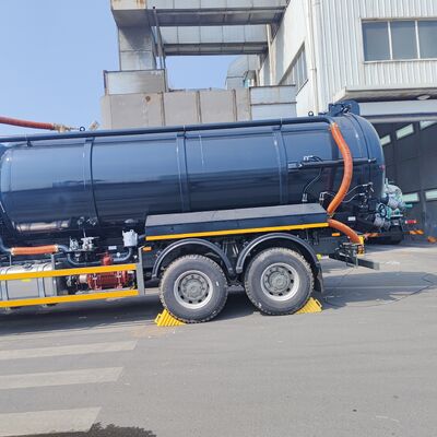 HOWO 15CBM Vacuum Sewage Suction Truck with 266HP Engine and 6×4 Drive for Septic Tank Cleaning