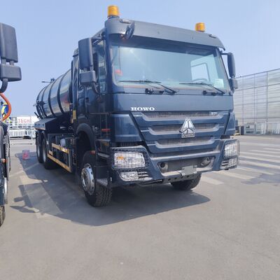 HOWO 15CBM Vacuum Sewage Suction Truck with 371hp Horsepower and 6×4 Drive Wheel for Industrial Waste Cleaning