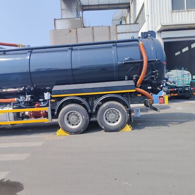 HOWO 15CBM Vacuum Sewage Suction Truck with 371hp Horsepower and 6×4 Drive Wheel for Industrial Waste Cleaning