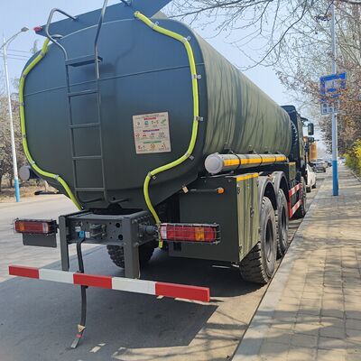 Reliable HOWO 6×6 All-Wheel Drive Fuel Tank Truck with 15,000L-25,000L Tank Capacity and Turbocharged Diesel Engine
