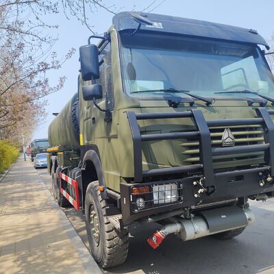 HOWO 6x6 Fuel Tanker Truck with 6×6 Drive, 371HP Engine, and 18000L-25000L Fuel Capacity for Rugged Transport