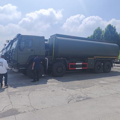 HOWO 8×8 50,000L Fuel Tank Truck with 371HP Engine and 8×8 All-Wheel Drive for Heavy Duty Fuel Transportation