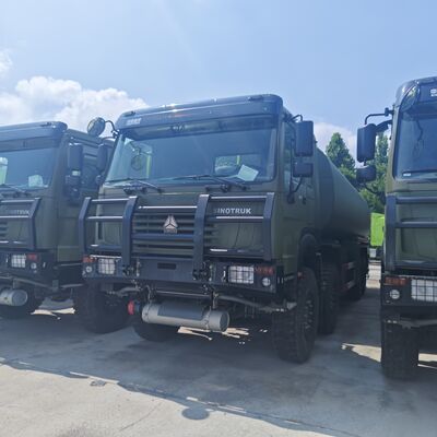 HOWO 8×8 50,000L Fuel Tank Truck with 371HP Engine and 8×8 All-Wheel Drive for Heavy Duty Fuel Transportation