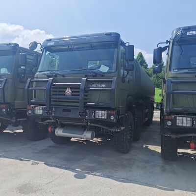 HOWO 8×8 50,000L Fuel Tank Truck with 371HP Engine and 8×8 All-Wheel Drive for Heavy Duty Fuel Transportation
