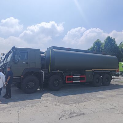 HOWO 8×8 40,000L Fuel Tank Truck with 371HP Engine and 8×8 All-Wheel Drive for Heavy Duty Fuel Transportation