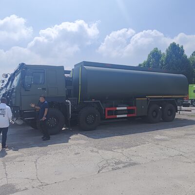 HOWO 8×8 45,000L Fuel Tank Truck with 371HP Engine and 8×8 All-Wheel Drive for Heavy Duty Fuel Transportation