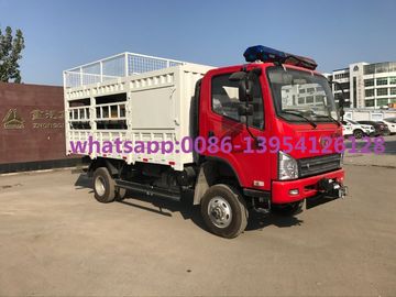 FAW Jiefang Tiger V 4X4 Full Wheel Drive Rescue special cargo Truck With Yuchai Engie 130HP