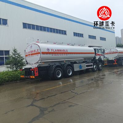 Beiben 8x8 35000L Mining Fuel Bowser Truck with Heavy Duty Chassis for Congo Africa