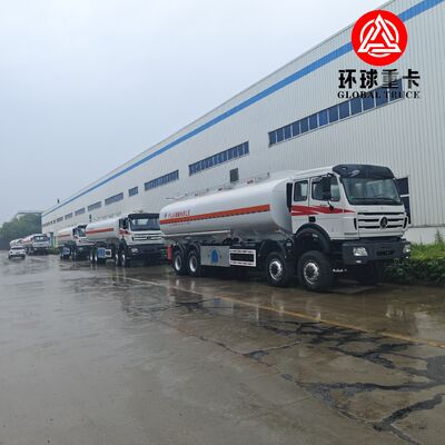 Beiben 8×8 35000L Diesel Fuel Bowser Truck with Heavy Duty Off Road Chassis for Congo Mining Areas