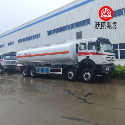 Beiben 8x8 35000L Heavy Duty Mining Fuel Tanker Truck for Diesel Transport in Congo