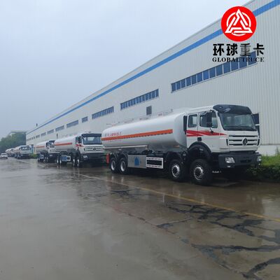 Beiben 8x8 35000L Fuel Tank Truck Heavy Duty Diesel Tanker Truck for Congo Mining Project