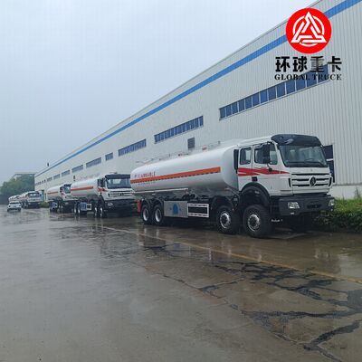 Beiben 8x8 35000L Fuel Tank Truck Heavy Duty Off Road Diesel Tanker Truck for Congo Mining
