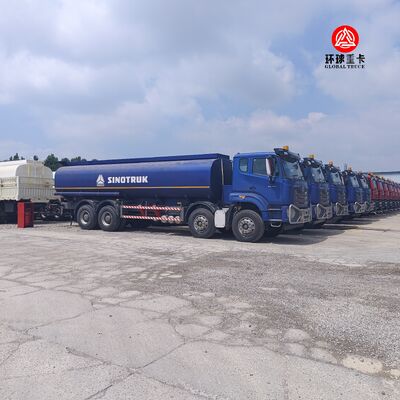 HOWO NX 8x4 30000L Fuel Tank Truck Heavy Duty Diesel Bowser Truck for Ghana Market