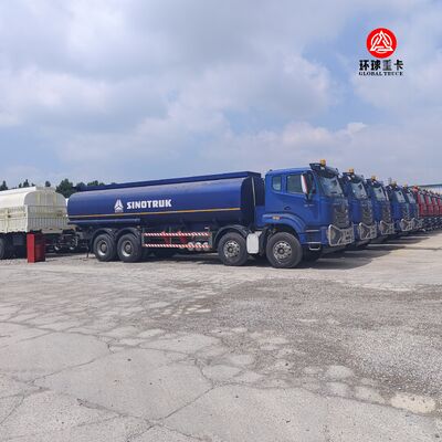 HOWO NX 8x4 30000L Fuel Tank Truck Heavy Duty Diesel Bowser Truck for Ghana Market