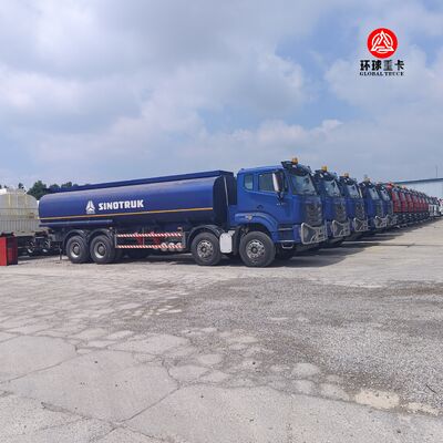 HOWO NX 8x4 30000L Fuel Tank Truck Heavy Duty Diesel Bowser Truck for Ghana Market