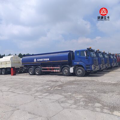 HOWO NX 8x4 30000L Fuel Tank Truck Heavy Duty Diesel Bowser Truck for Tanzania Market