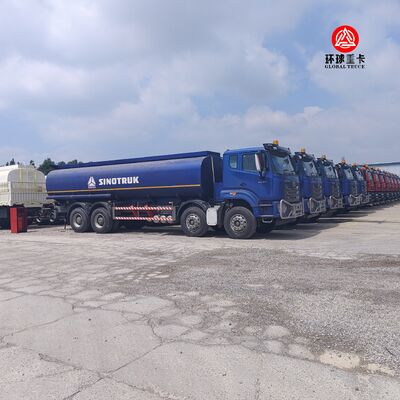 HOWO NX 8x4 30000L Fuel Tank Truck Heavy Duty Diesel Bowser Truck for Tanzania Market