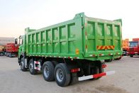 FAW 8x4 12 Wheel Dump Truck , Green Color 32 Ton Dump Truck Tipper Truck