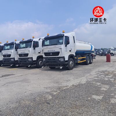 Brand New HOWO TX 6×4 Water Tanker Truck with Multiple Tank Capacities for Mining Construction Zambia