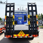 FAW 8x4 Long Chassis Heavy Recovery Vehicle / Flatbed Truck With 4 Axles