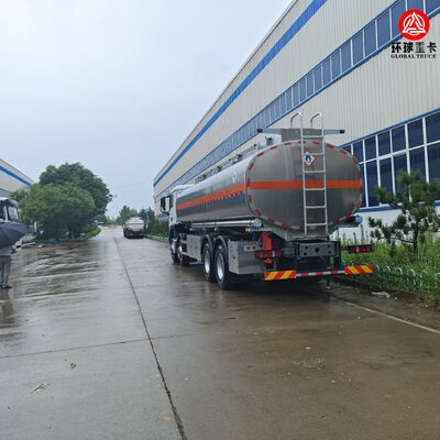 HOWO TX 8×4 Aluminum Alloy Fuel Tank Truck – SINOTRUK Fuel Bowser for Ghana Mining and Construction