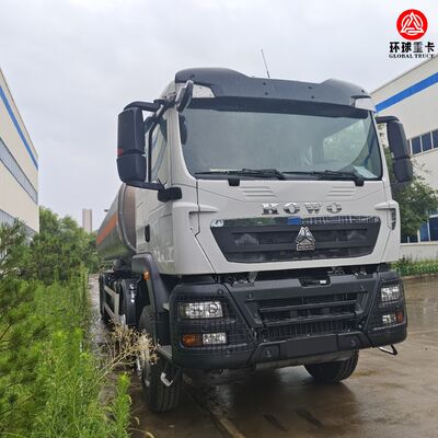 HOWO TX 8×4 Aluminum Alloy Fuel Tank Truck – SINOTRUK Fuel Bowser for Zambia Mining and Construction