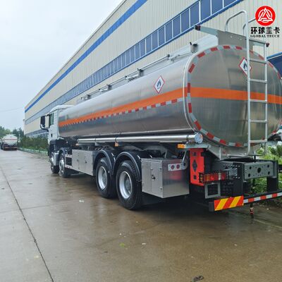 HOWO TX 8×4 Aluminum Alloy Fuel Tank Truck – SINOTRUK Fuel Bowser for Zambia Mining and Construction