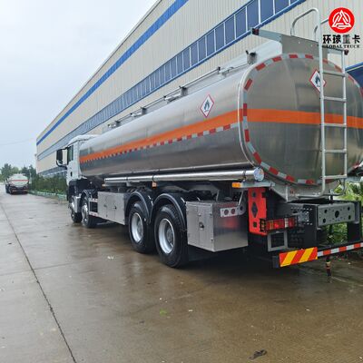 Camión Cisterna de Combustible HOWO TX 8×4 – Camión Tanque de Aluminio SINOTRUK para Transporte de Combustible