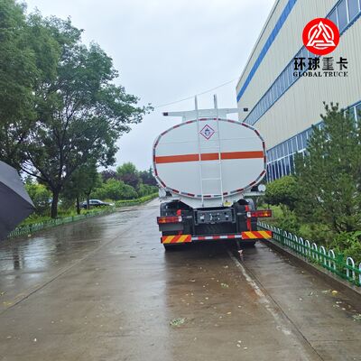 HOWO TX 8×4 Aluminum Alloy Fuel Tank Truck – SINOTRUK Fuel Bowser for Tanzania Mining and Construction
