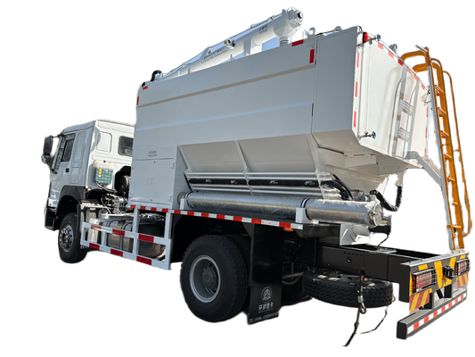 8×4 Bulk Emulsion Explosive Mixing and Charging Truck with 350 HP Diesel Engine and 8-23 m Telescopic Hose Arm for Mining