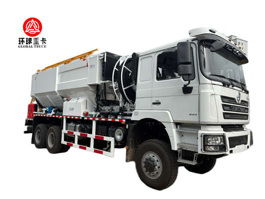 New 6×4 Bulk Emulsion Explosive Mixing and Charging Truck with 8–23 m Telescopic Hose Arm and 0-300 kg/min Charging Efficiency for Mining Blasting