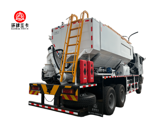 New 6×4 Bulk Emulsion Explosive Mixing and Charging Truck with 8–23 m Telescopic Hose Arm and 0-300 kg/min Charging Efficiency for Mining Blasting