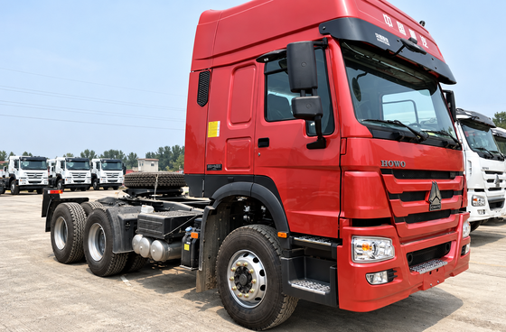 HOWO 380HP 6X4 Tractor Truck with Manual Transmission for Cargo Hauling Semi-Trailer Tractor
