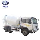 Small Self - Loading Concrete Mixer Truck JIEFANG FAW J5M 4*2 6*4