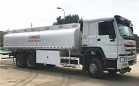 20000 Liters 6000 Gallon Diesel Oil Transporter Fuel Tank Truck Sinotruk Howo White Color