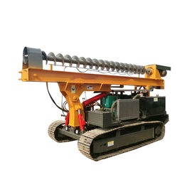 Ground Screw Helical Construction Pile Drilling Machine With 4105 Turbocharged Engine