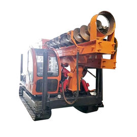 Ground Screw Helical Construction Pile Drilling Machine With 4105 Turbocharged Engine