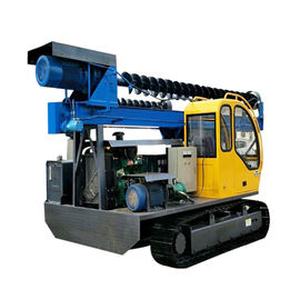 Ground Screw Helical Construction Pile Drilling Machine With 4105 Turbocharged Engine