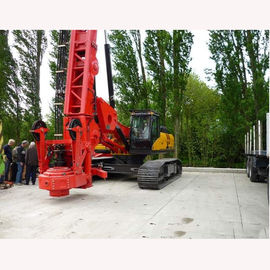 Red Pile Drilling Machine , Portable Full Hydraulic Rotary Drilling Rig SANY SR250 SR Series