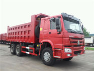 3 Axle HOWO 30 Ton Heavy Duty Dump Truck In Africa Euro 2 Manual Transmission Type