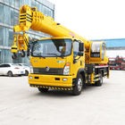 12 Ton Telescopic Boom Truck Crane Manual Hydraulic 12000KG Span 6600*5100mm